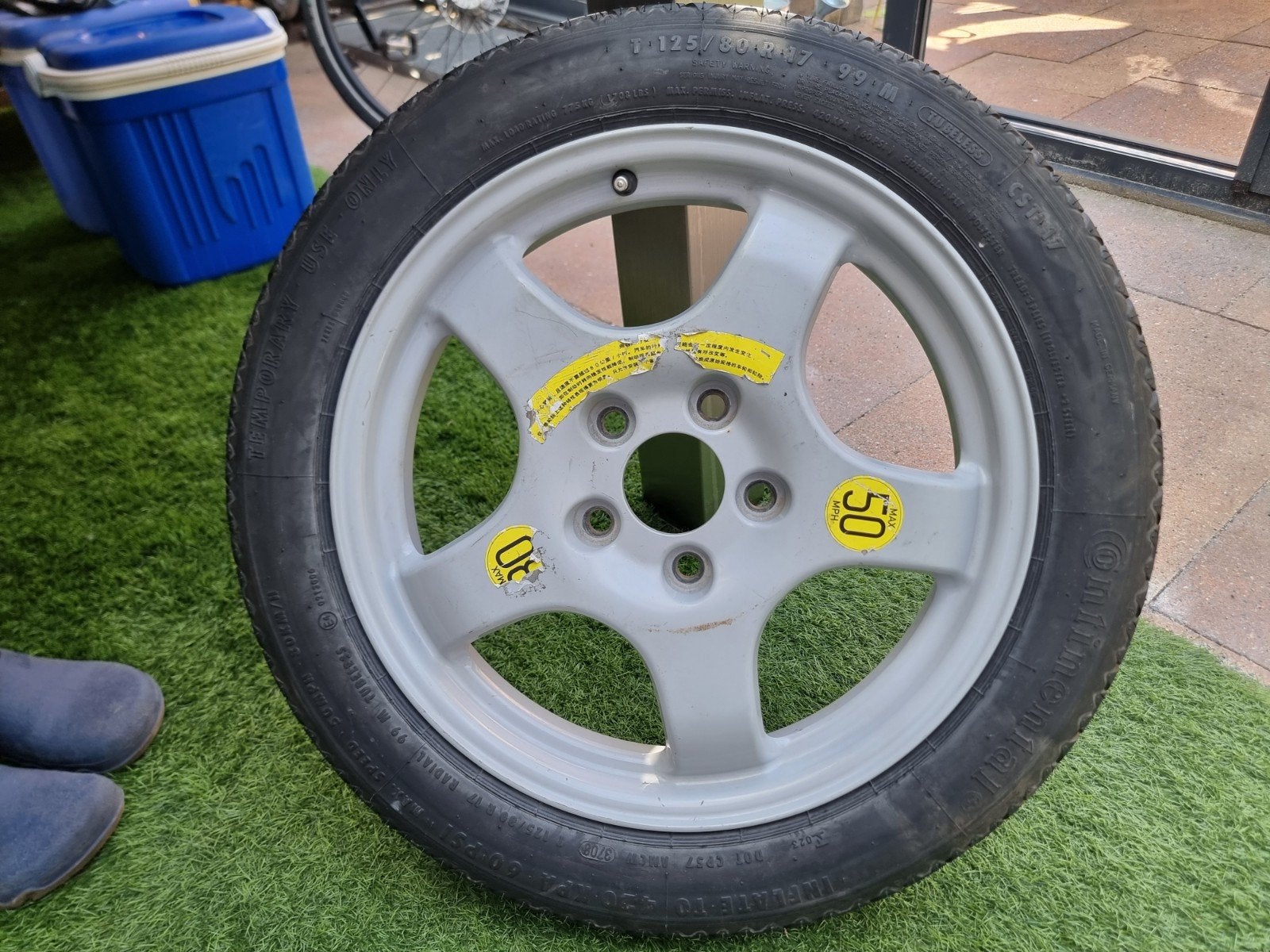 Continental thuiskomer 125/80 R17 BMW 6 788 203, Auto-onderdelen, Ophalen of Verzenden, Gebruikt