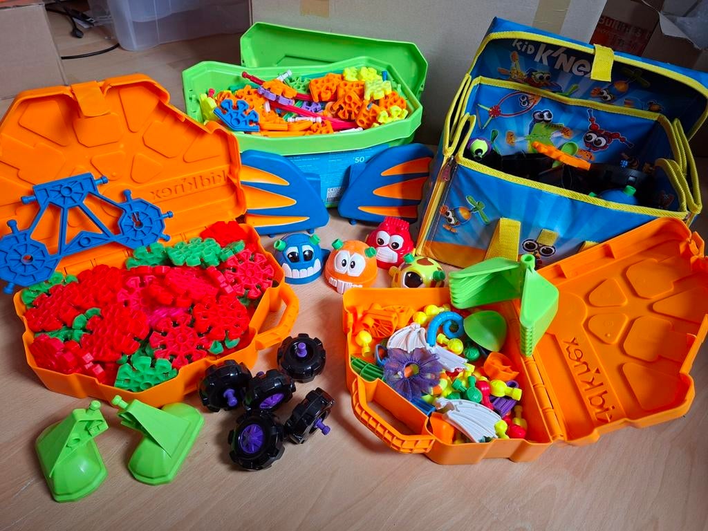Kid knex grote partij met opbergbakken, Ophalen of Verzenden, Zo goed als nieuw, K'nex