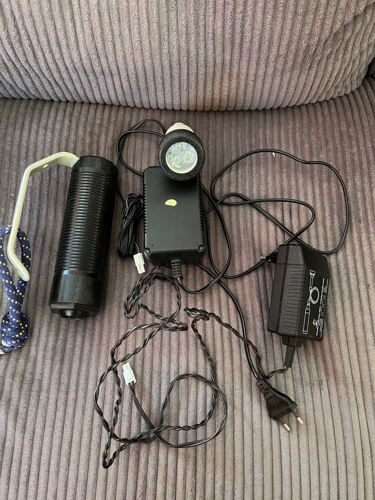 Green Force duiklamp met lader en accessoires, Ophalen of Verzenden, Gebruikt
