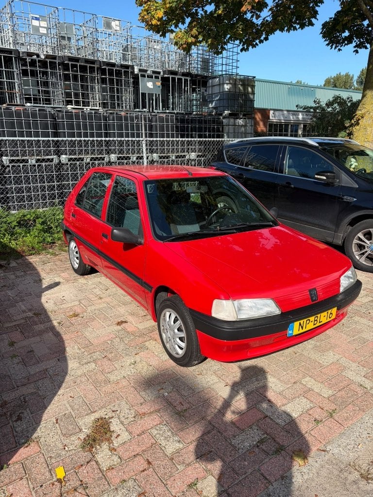 Peugeot 106 1.0 Accent 1996 Rood 5-deurs 127.345 km 2e eig!, Auto's, Voorwielaandrijving, Stof, 600 kg, 4 cilinders