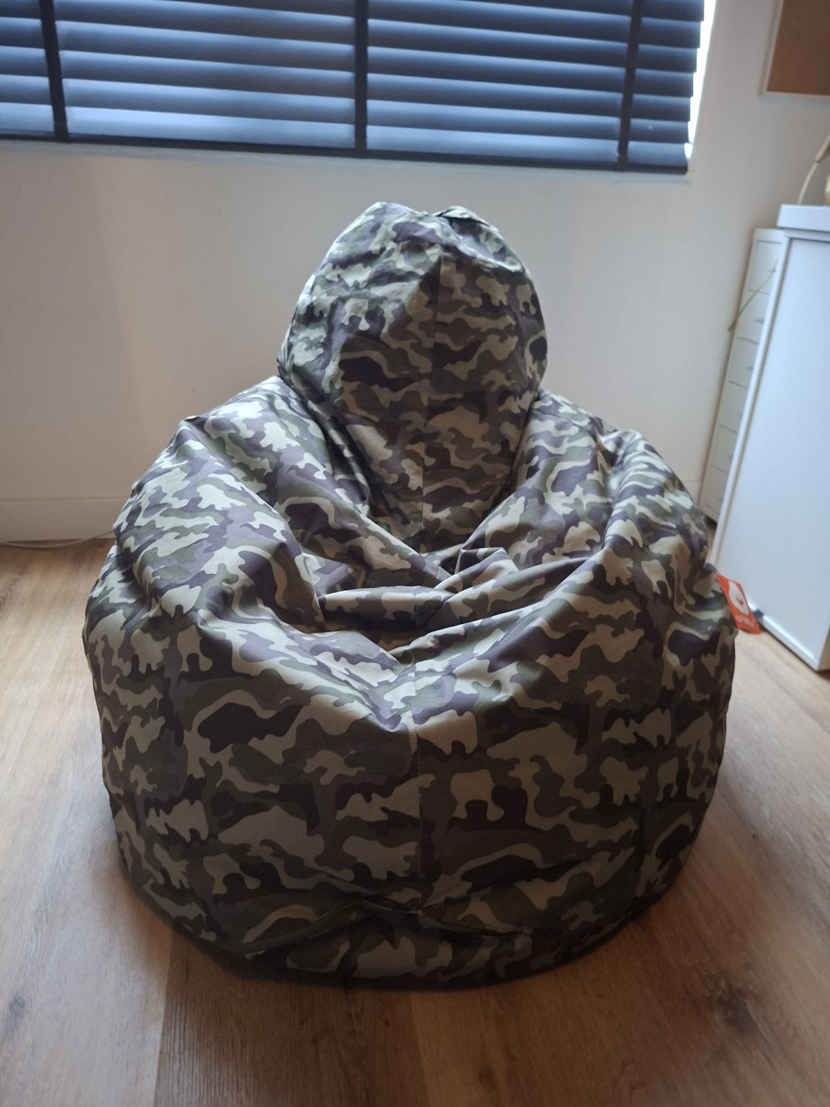 Whoober Zitzak Camouflage - Zeer goede staat!, Ophalen, Gebruikt, Meerkleurig, Zitzak