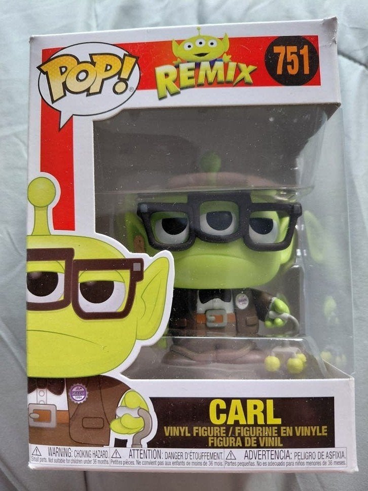 Funko Pop! Pixar Remix 751 Carl (Toy Story Alien), Ophalen of Verzenden, Zo goed als nieuw