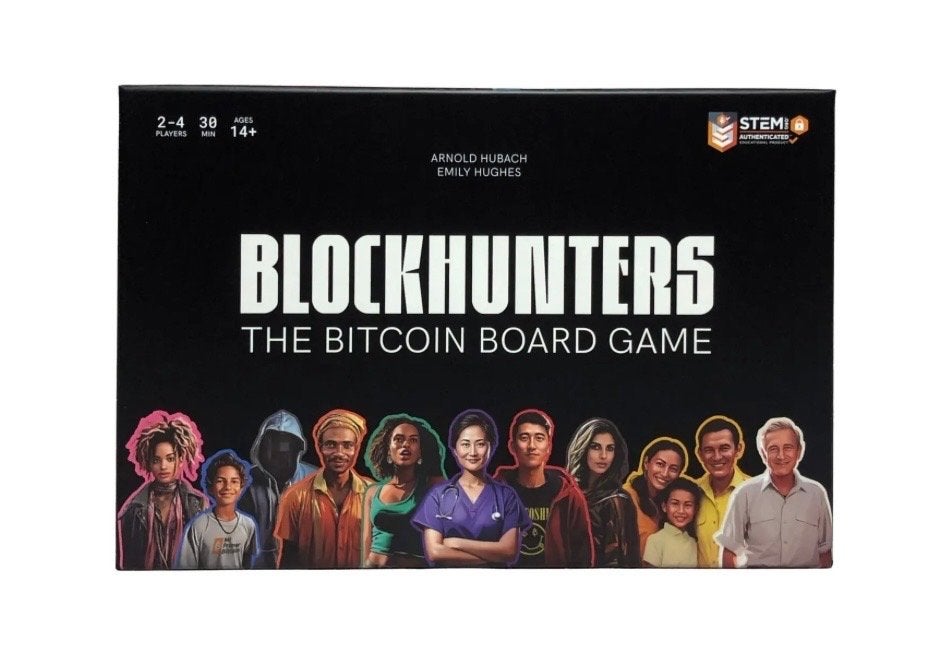 Blockhunters: The Bitcoin Board Game - Strategisch Spel, Drie of vier spelers, Ophalen of Verzenden, Nieuw