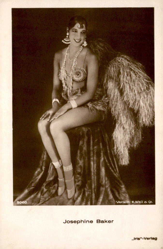 Filmster Josephine Baker # 85, Verzamelen, Verzenden, Zo goed als nieuw, Film, Foto of Kaart