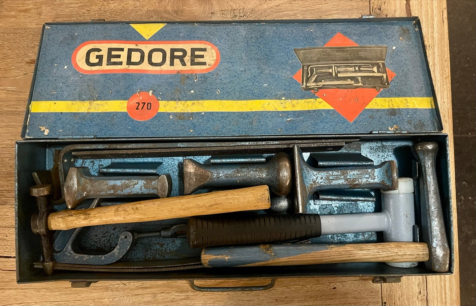 Vintage Gedore 270 uitdeukset - Carrosseriegereedschap, Ophalen, Gebruikt