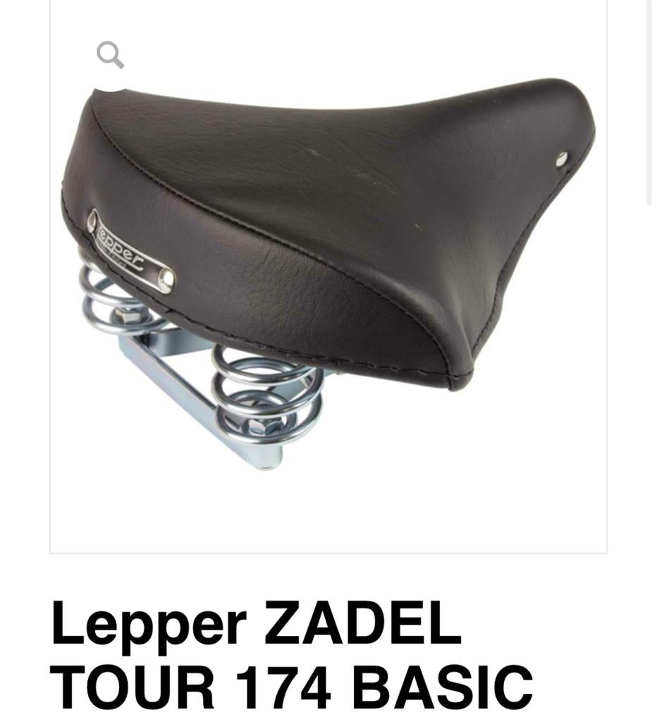 Gezocht: Lepper Tour 174 fietszadel, Ophalen of Verzenden, Zo goed als nieuw, Zadel, Overige merken