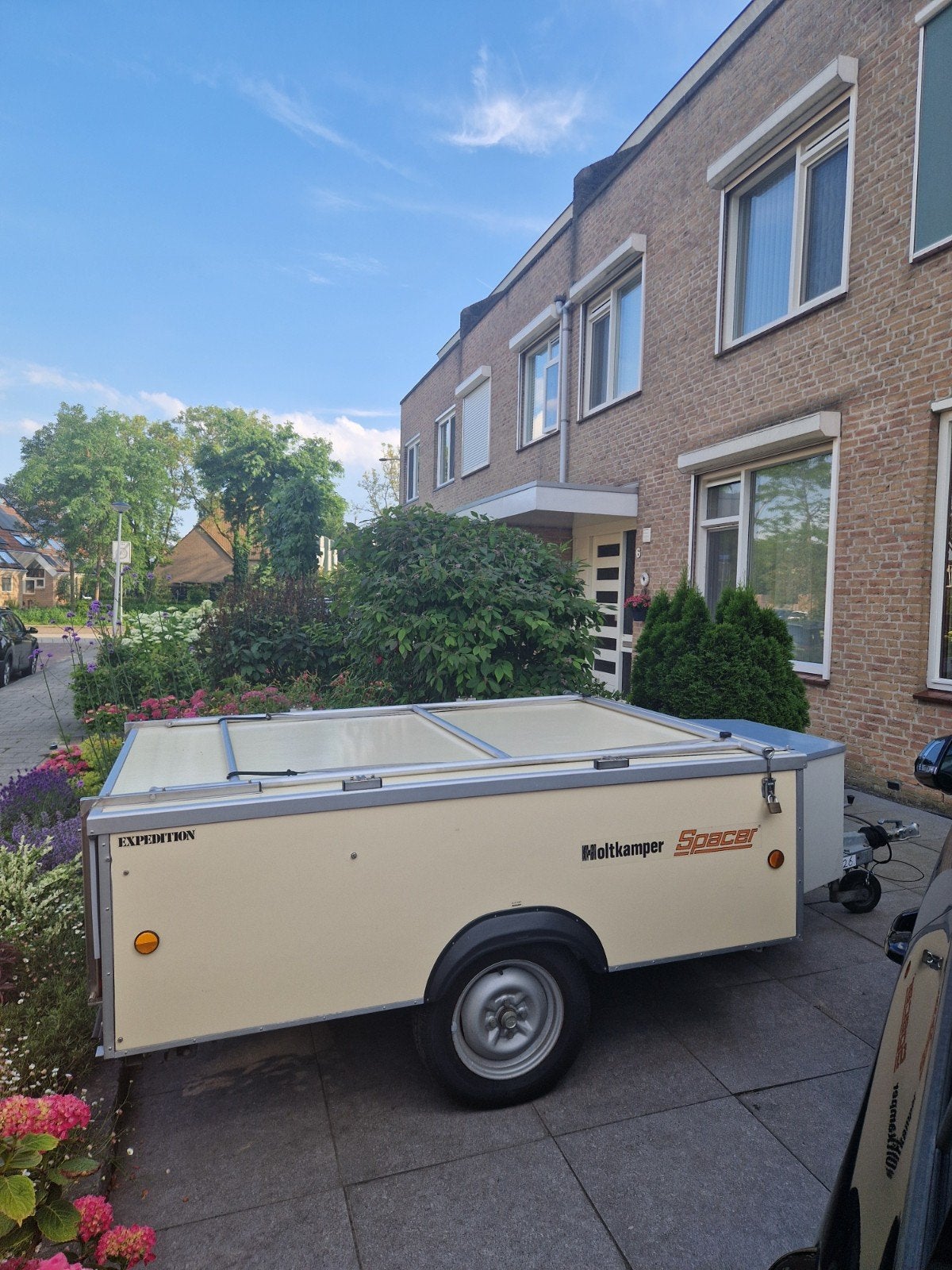 Holtkamper vouwwagen, spacer expedition, top vouwwagen, Ophalen, Beige, Aanwezig, Holtkamper