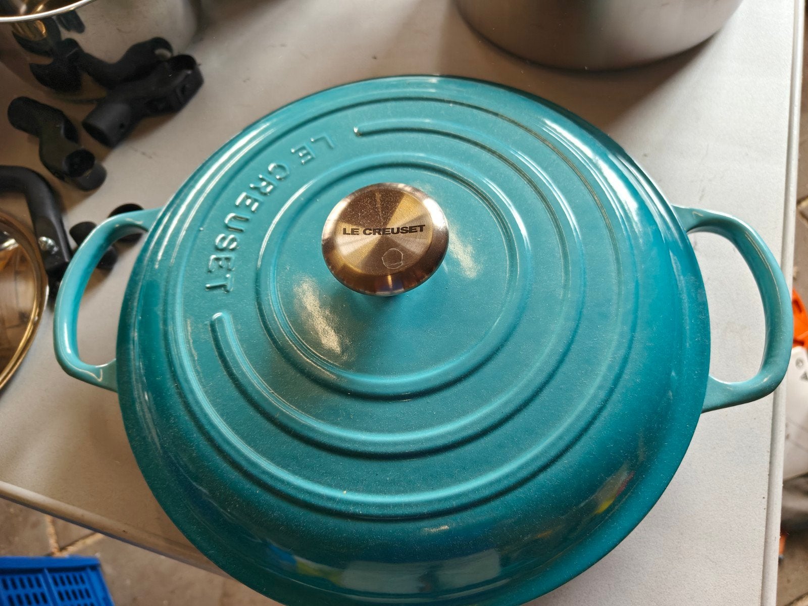 Le Creuset braadpan nieuw en ongebruikt, Huis en Inrichting, Keuken | Potten en Pannen, M, Ophalen of Verzenden, Zo goed als nieuw