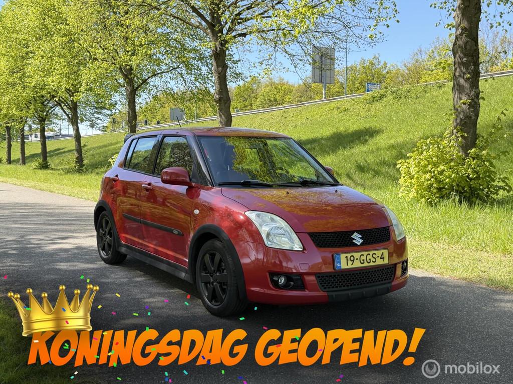 Suzuki Swift 1.3 Shogun*NEW APK 4/27*LEDER*AIRCO*ELEK. RAMEN, Voorwielaandrijving, Zwart, 400 kg, Swift