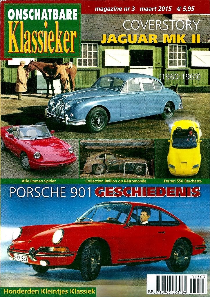 Onschatbare Klassieker reportage Jaguar Mk II, Ophalen of Verzenden, Gelezen, Overige merken