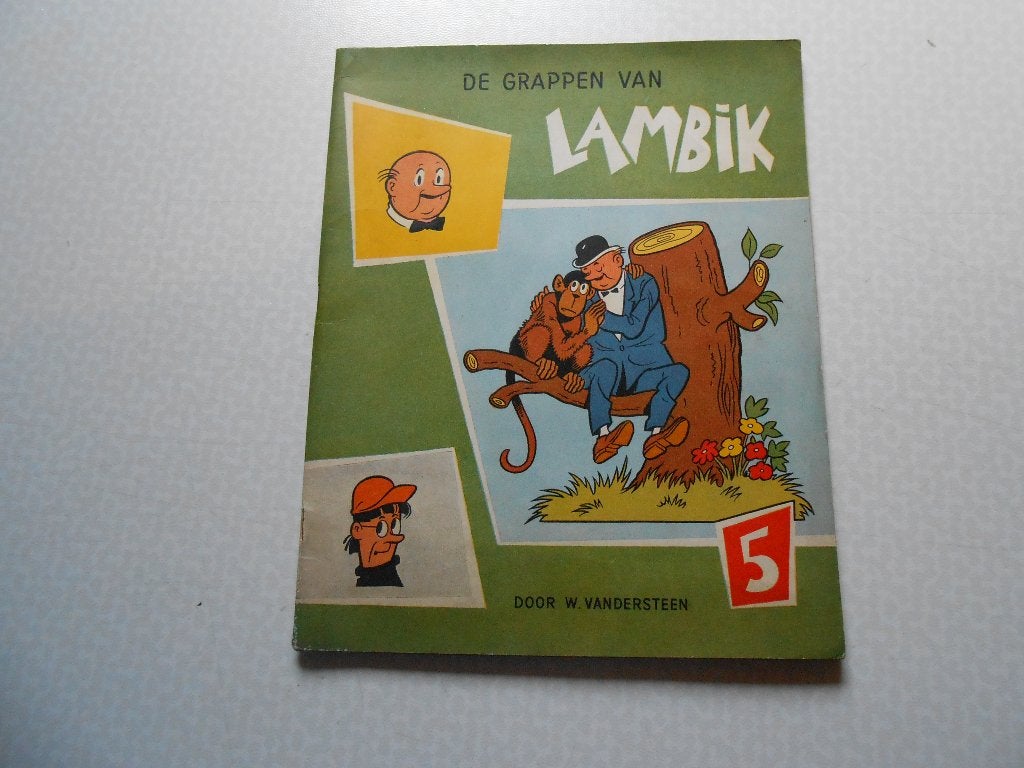 De grappen van Lambik 5 1959 1ste druk., Willy Vandersteen, Eén stripboek, Ophalen of Verzenden, Zo goed als nieuw
