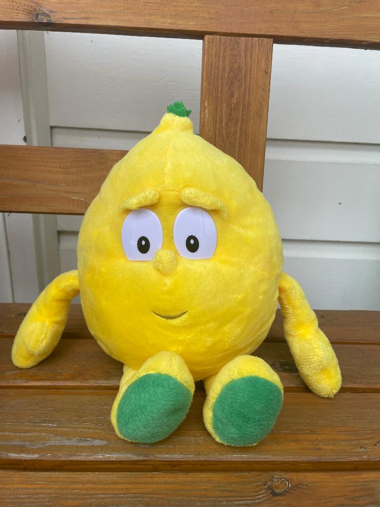 Groente fruit knuffel Lidl vitamaxi vitamini Cindy citroen, Ophalen of Verzenden, Zo goed als nieuw, Overige typen