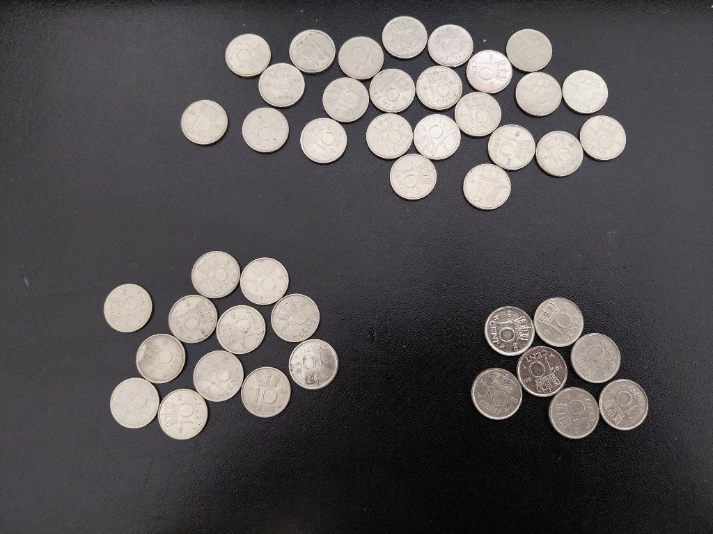 10 cent/ dubbeltje, Juliana, per stuk 1950-1980 zie beschr., Postzegels en Munten, Munten | Nederland, Verzenden, Koningin Juliana