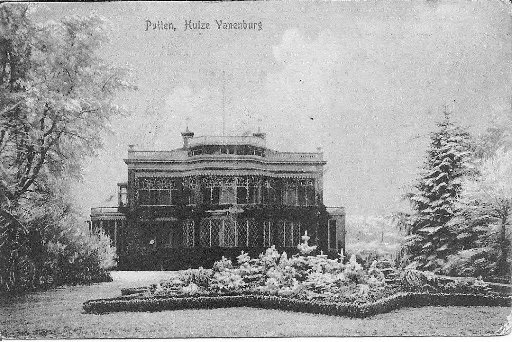 Ansichtkaart Putten, Huize Vanenburg (1910), Ophalen of Verzenden, Voor 1920, Gelopen, Gelderland