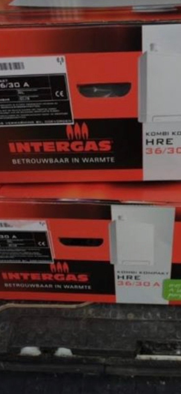 Intergas HRE 36/30 A CV-ketel - Nieuw in doos, Hoog rendement (Hr), Cv-ketel of Combi-ketel, Nieuw, Ophalen of Verzenden