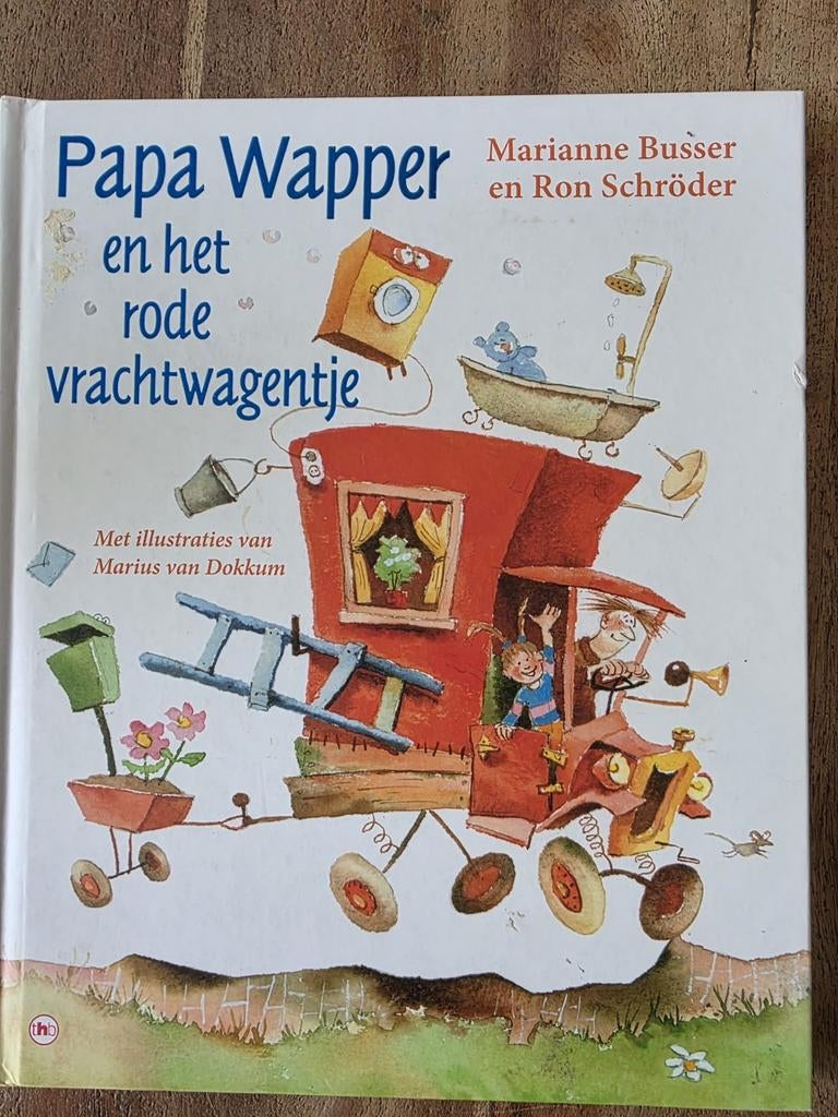 Papa Wapper en het rode vrachtwagentje - Kinderboek, Boeken, Kinderboeken | Jeugd | onder 10 jaar, Ophalen of Verzenden, Zo goed als nieuw