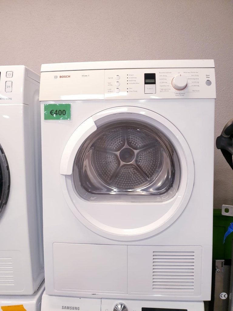 lucht afvoerdroger Bosch 8kg INC GARANTIE, Witgoed en Apparatuur, Wasdrogers, Ophalen, Minder dan 85 cm, Luchtafvoer, Anti-kreukfase
