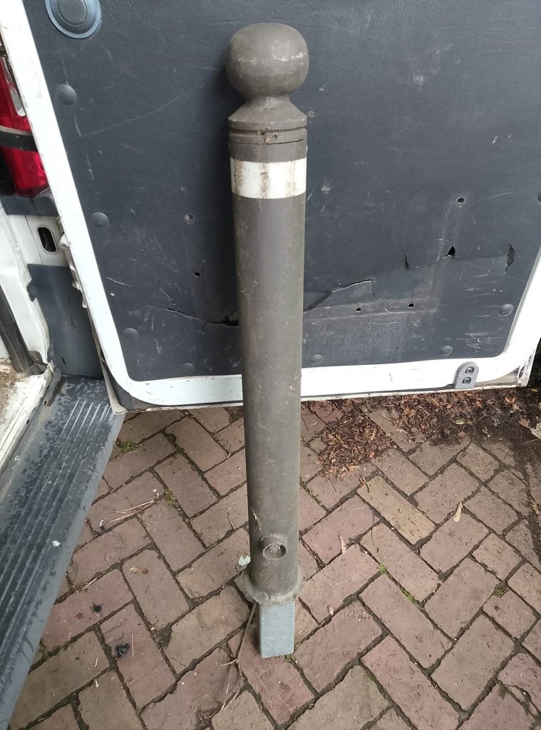 Uit  neem bare paal, Ophalen, Gebruikt, IJzer, Overige typen