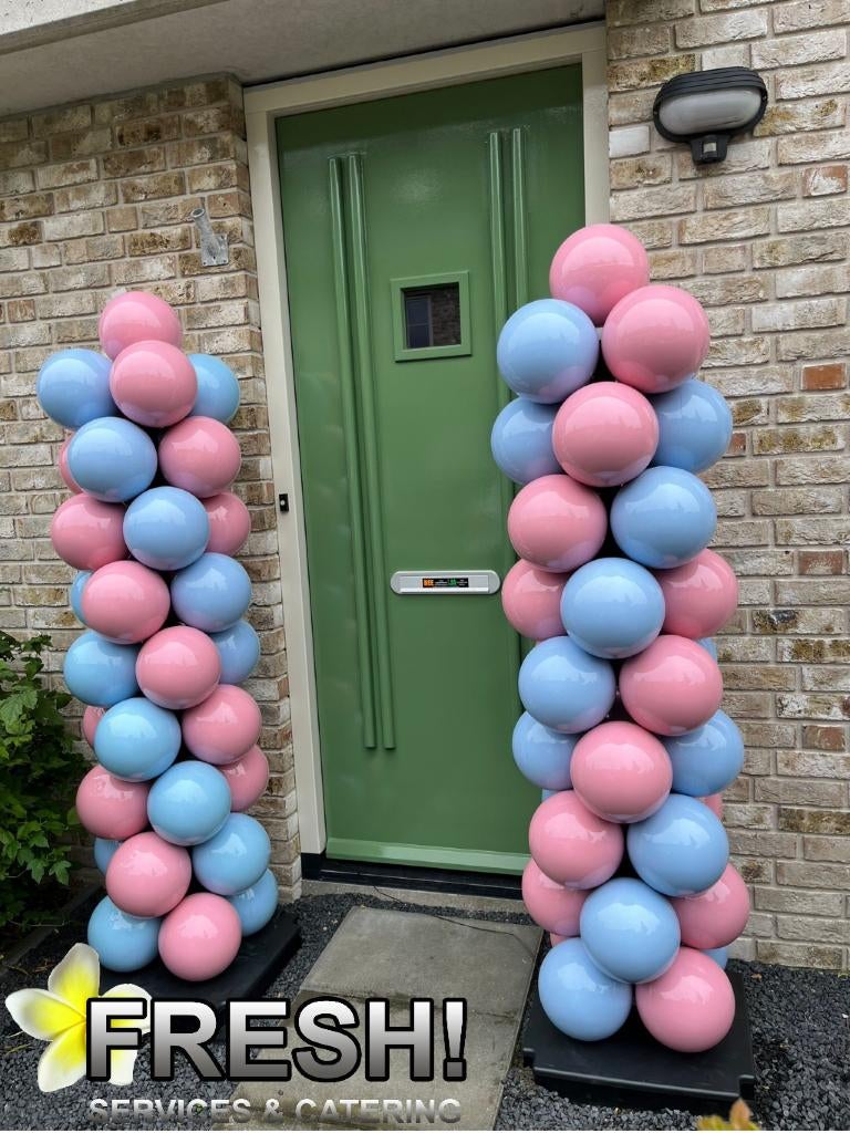 ballonnenpilaar ballonnenboog voor Gender reveal te huur, Ophalen, Nieuw, Geboorte of Huwelijk