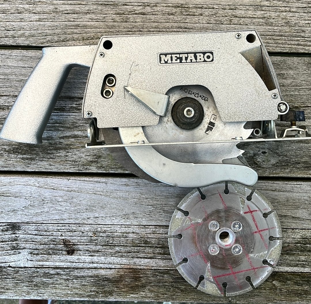 Metabo zaag, Ophalen of Verzenden, Gebruikt, Minder dan 700 watt, Overige typen