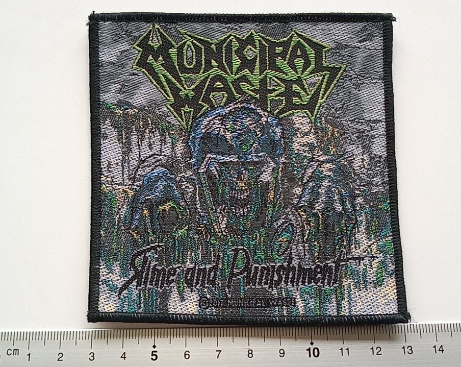 Municipal Waste slime and punishment patch m232 metal, Ophalen of Verzenden, Nieuw, Kleding