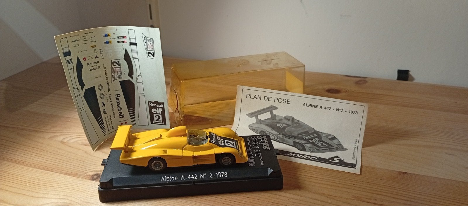 Renault alpine , solido, Ophalen of Verzenden, Auto, Solido