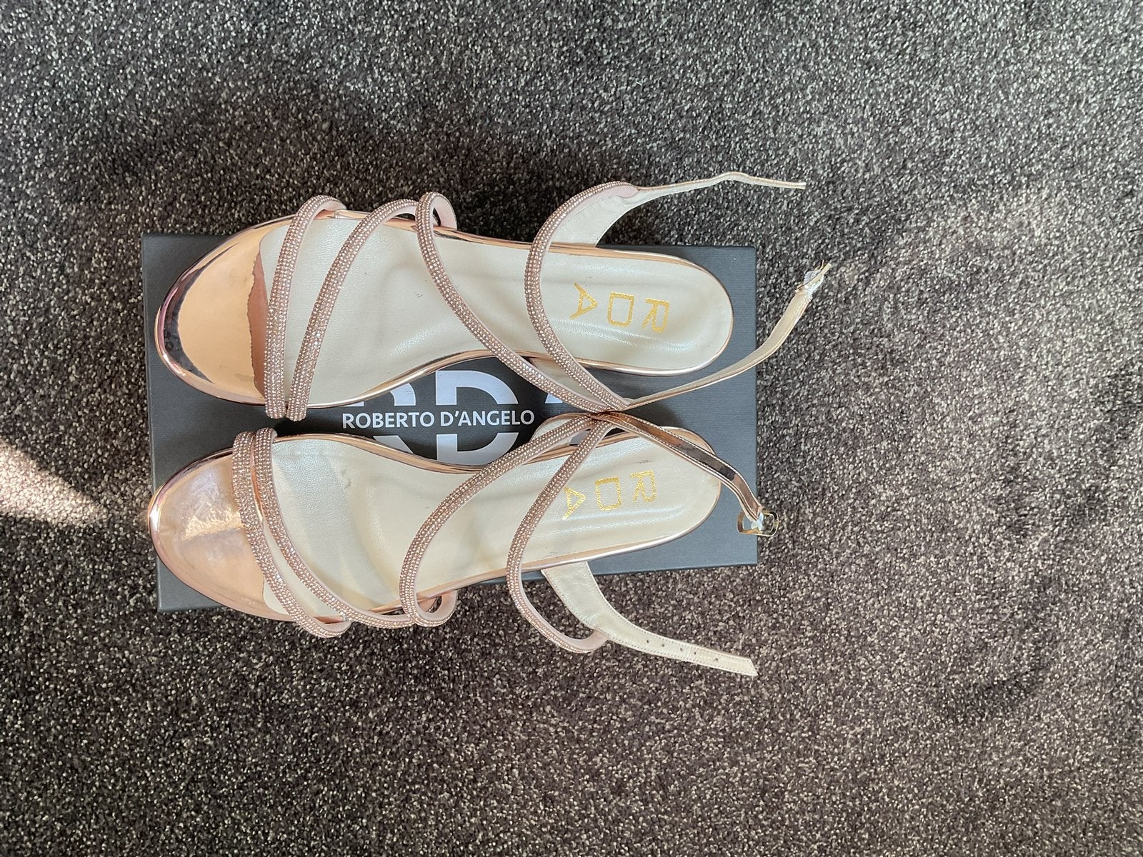 Roberto d'Angelo sandalen beige/bronze maat 41 nieuw, Beige, Nieuw, Sandalen of Muiltjes, Ophalen of Verzenden