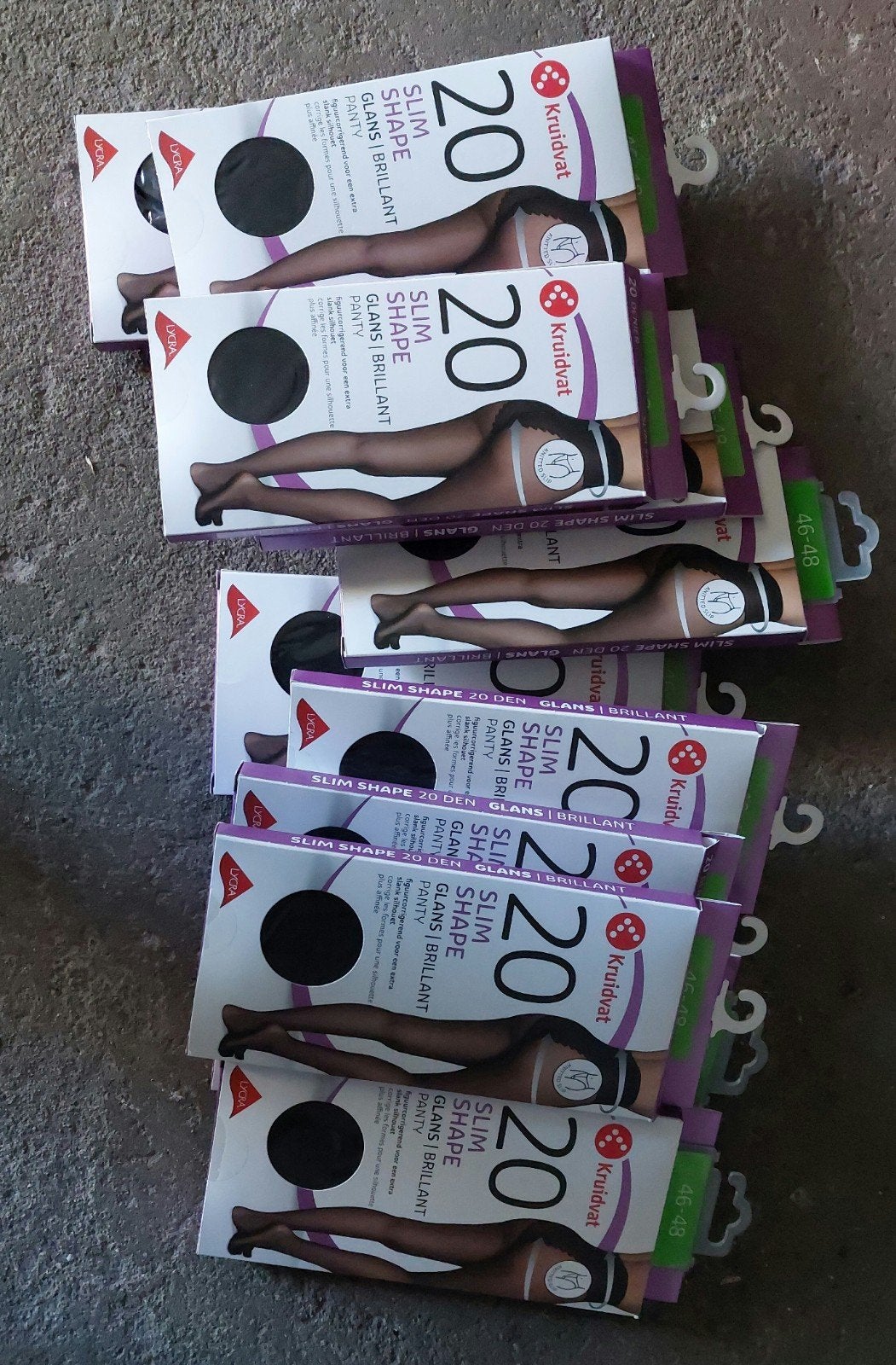 panty maat 46-48 zwart 11x, Ophalen of Verzenden, Nieuw, Zwart, Panty