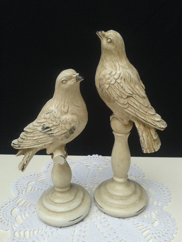 Brocante DECO-Set voor de SIER <> VOGELTJES op een STOK, Ophalen of Verzenden