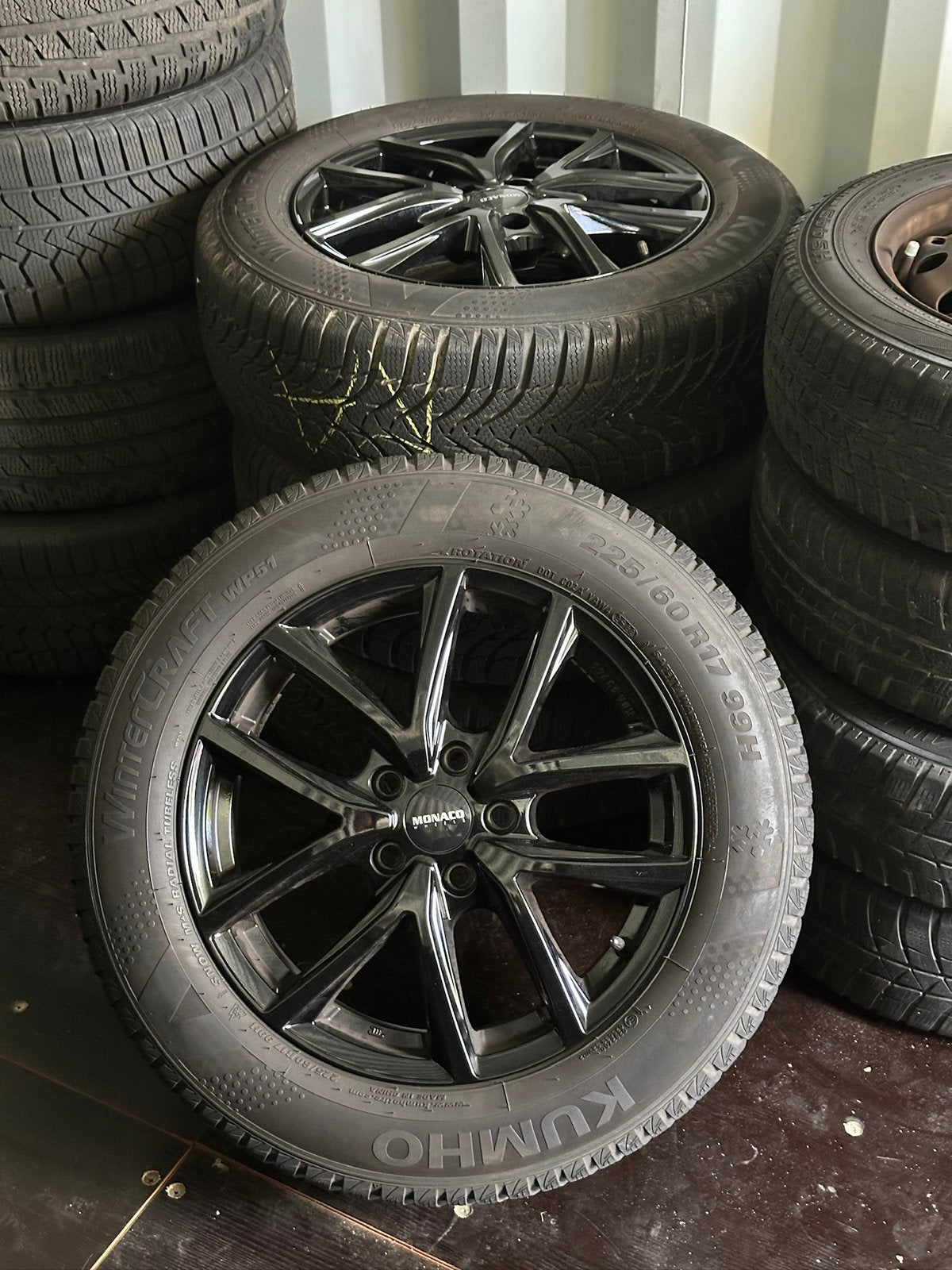 Monaco Wheels 17 inch winterset, Ophalen, Gebruikt, Banden en Velgen, 17 inch