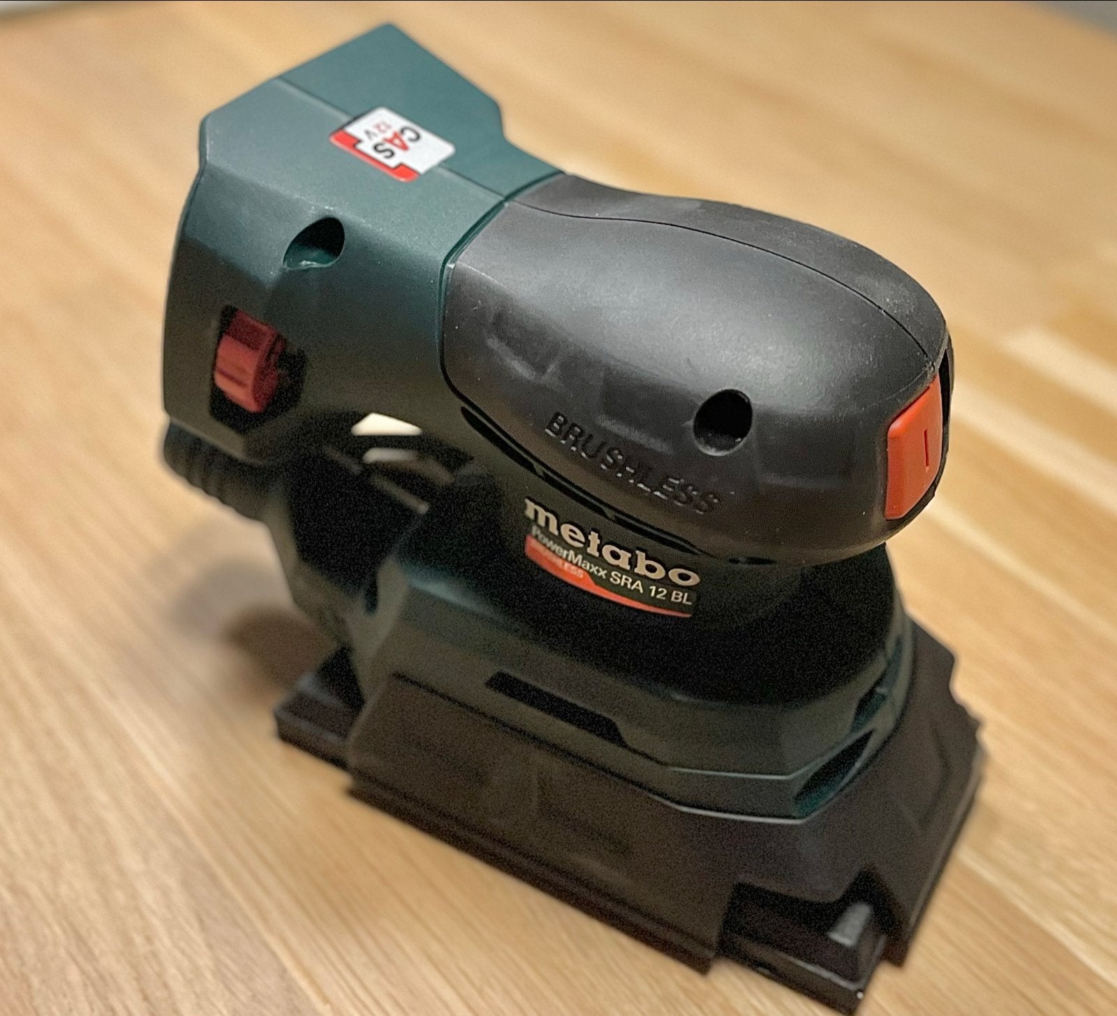 Metabo vlakschuurmachine (PowerMaxx SRA 12 BL) nieuw, Ophalen of Verzenden, Zo goed als nieuw, Minder dan 600 watt, Vlakschuurmachine
