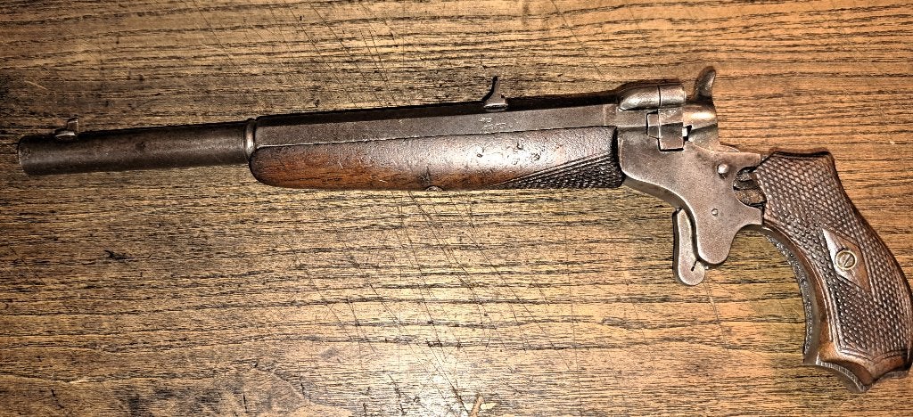 Luiks Flobert pistool  6 mm  anno 1850, Ophalen of Verzenden