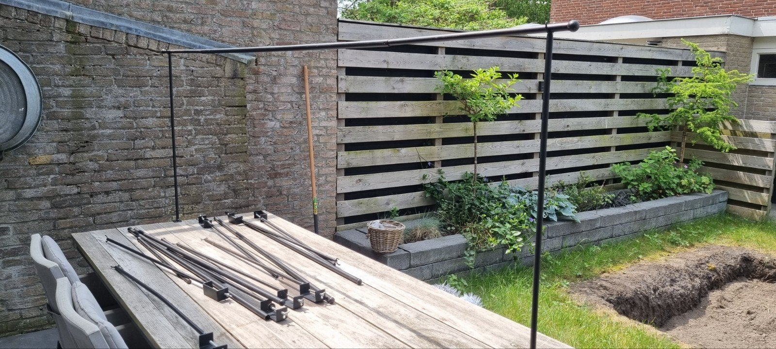 Tafelklem / Decoratieklem voor tafel, Zwart, Ophalen of Verzenden, Zo goed als nieuw, Metaal