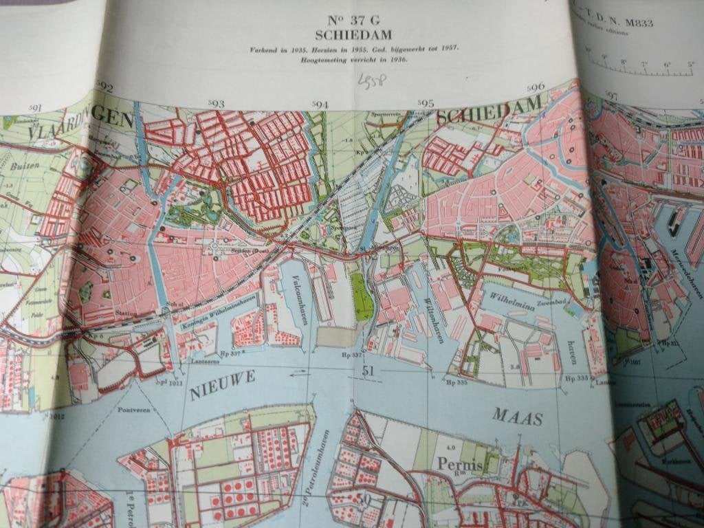37 G Schiedam Oud Beijerland Spijkernisse Hoogvliet Rhoon, Ophalen of Verzenden