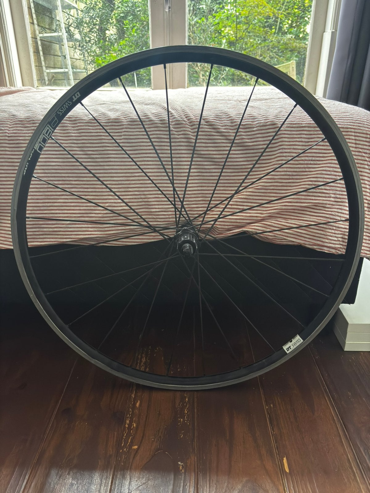DT Dwiss 1800 Spline velgen set, Gebruikt, Aluminium, Racefiets, Ophalen