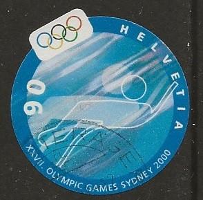 Zwitserland 31, olympische spelen voor devogt, Verzenden, Gestempeld