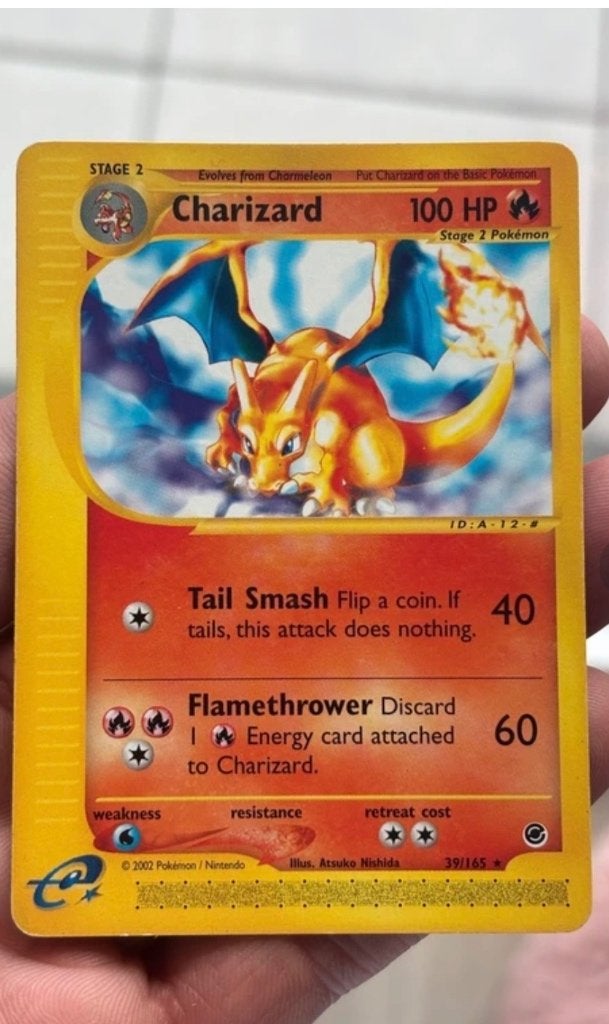 Charizard 39/165  Expedition Base Set, Ophalen of Verzenden, Zo goed als nieuw, Losse kaart
