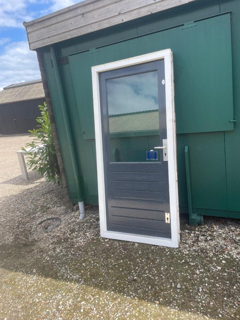 Buitendeur, Doe-het-zelf en Verbouw, Ophalen, Gebruikt, Buitendeur, 200 tot 215 cm