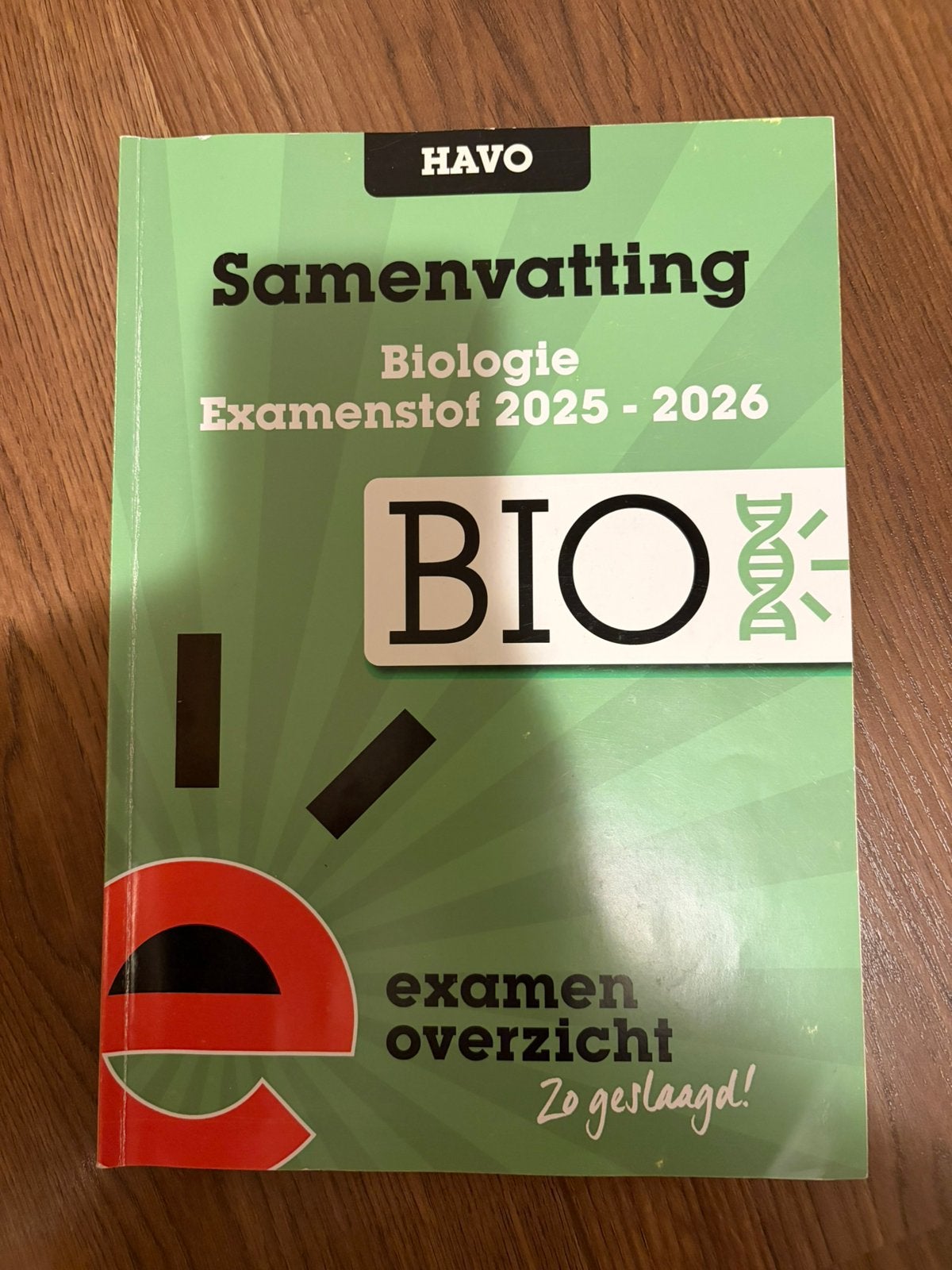 Examenoverzicht biologie samenvatting HAVO 2025/2026, Ophalen of Verzenden, Zo goed als nieuw, HAVO, Biologie