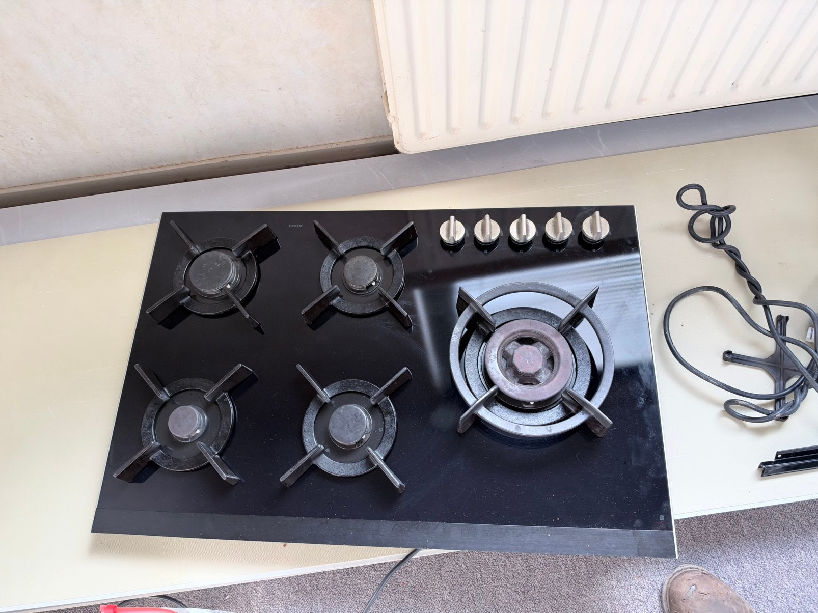 ATAG 5-pits gaskookplaat, Ophalen, Zo goed als nieuw, Inbouw, Gas