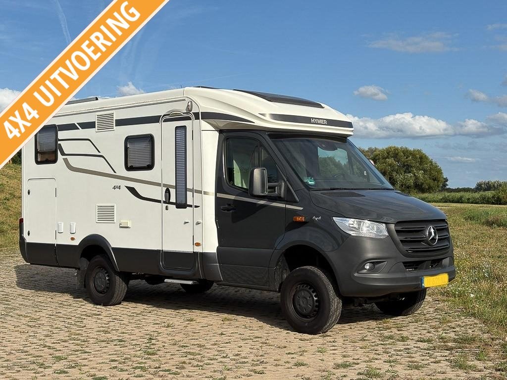 Hymer ML-T 570- 4X4- Automaat-Zonnepaneel-Lengtebedden-163PK, Caravans en Kamperen, Campers, Automaat, Buitenlamp, Diesel, Tot en met 3