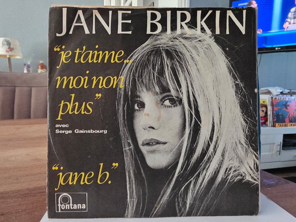 7" Single Jane Birkin & Serge Gainsbourg - Je Táime Moi Non, Cd's en Dvd's, Vinyl Singles, Gebruikt, Single, 1960 - 1969, Pop