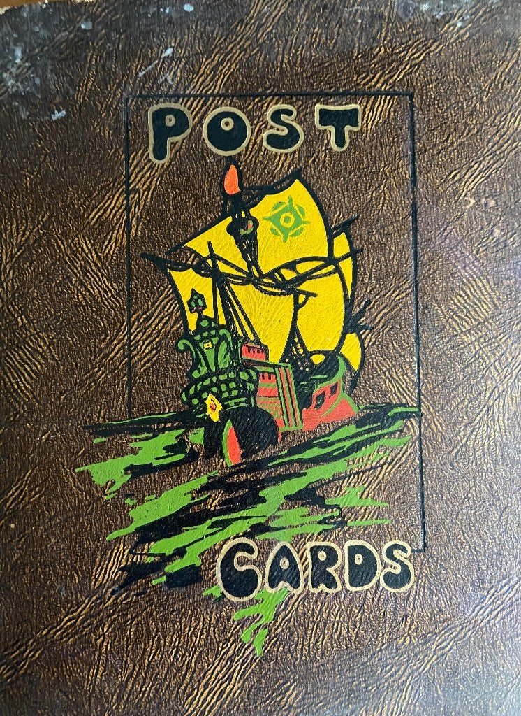 Album met vintage ansichtkaarten, Verzamelen, Ansichtkaarten | Themakaarten, Ophalen of Verzenden, 1920 tot 1940, Ongelopen, Overige thema's