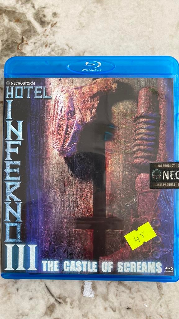 Hotel inferno 3 blu ray horror, Cd's en Dvd's, Blu-ray, Ophalen of Verzenden, Zo goed als nieuw, Horror