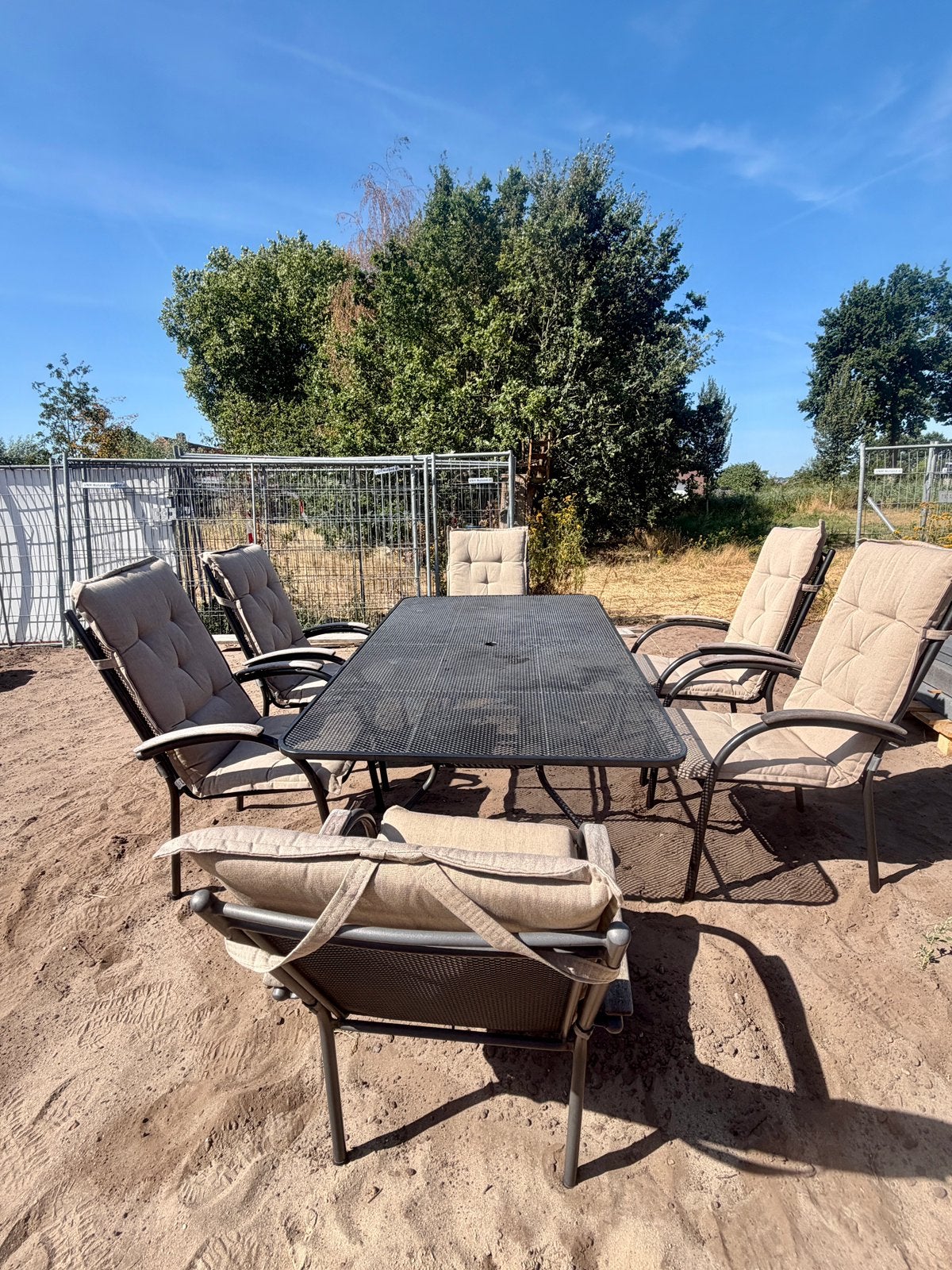 6 Hartman tuinkussens nieuw taupe kleur., Overige materialen, 6 zitplaatsen, Nieuw, Ophalen of Verzenden