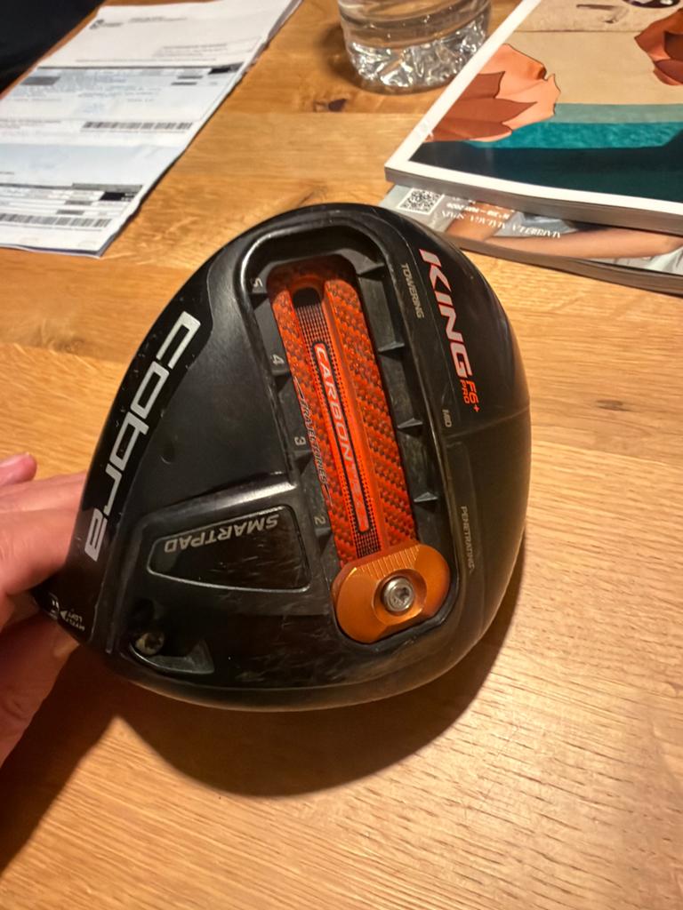 Golf cobra king F6 driver zonder shaft, Ophalen of Verzenden, Zo goed als nieuw, Club