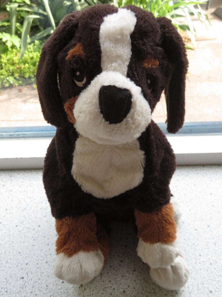 Hond Berner Sennen van IKEA zacht velours ca 40 cm breed, Kinderen en Baby's, IKEA, Zo goed als nieuw, Middelgroot (20 tot 80 cm)