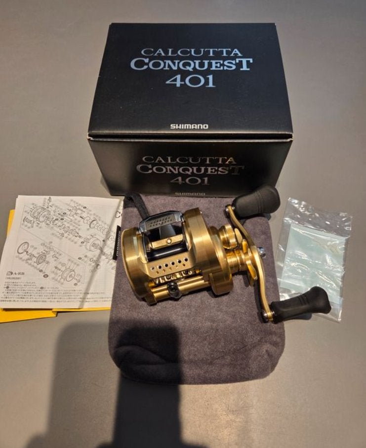 Shimano Calcutta Conquest 401 2018 castingmolen, Ophalen of Verzenden, Zo goed als nieuw