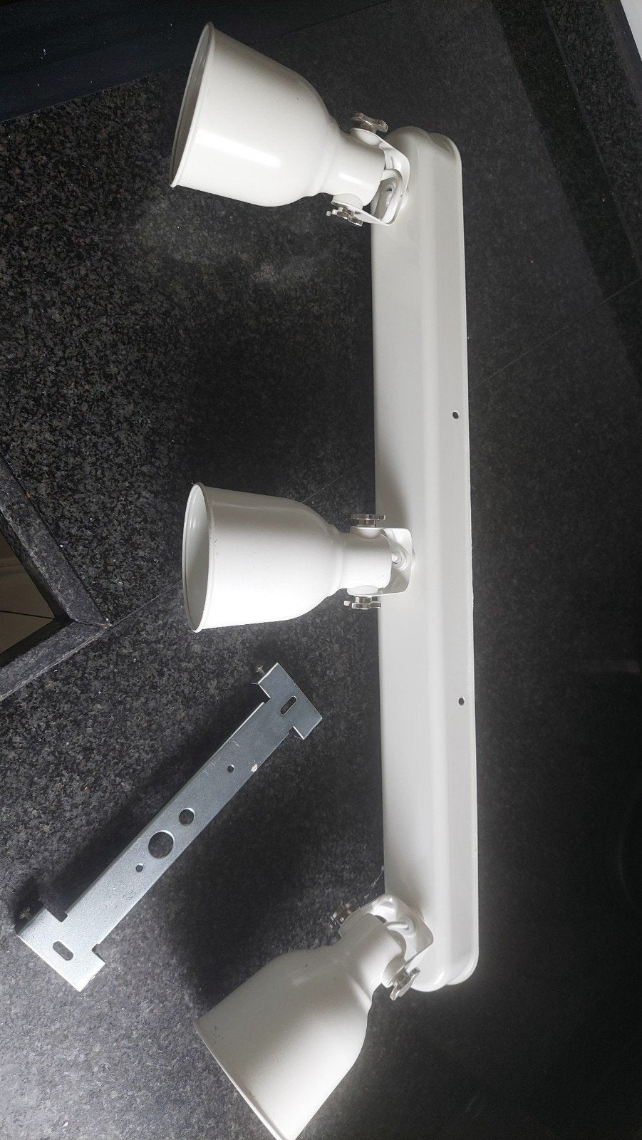 ikea hektar, 3 spots, wit, Ophalen of Verzenden, Zo goed als nieuw, Metaal, IKEA