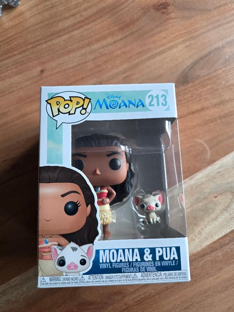 Funko pop Moana en Pua #213, Ophalen, Overige figuren, Nieuw, Beeldje of Figuurtje